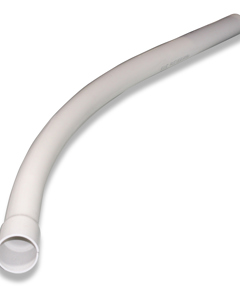 Bend 45deg 55x3.0 radius 1859 DL white FlexVey 55